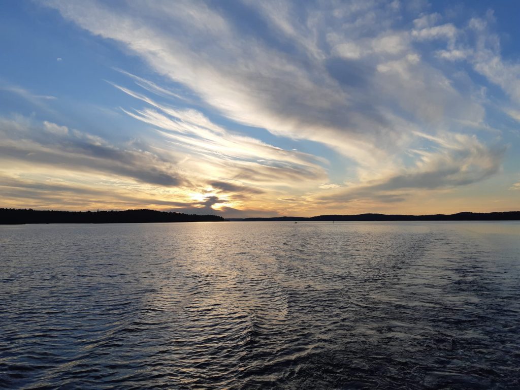 Boating on Lake Saimaa adds years to your life.