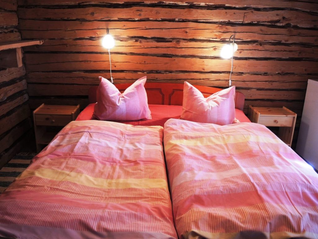 It is log house.